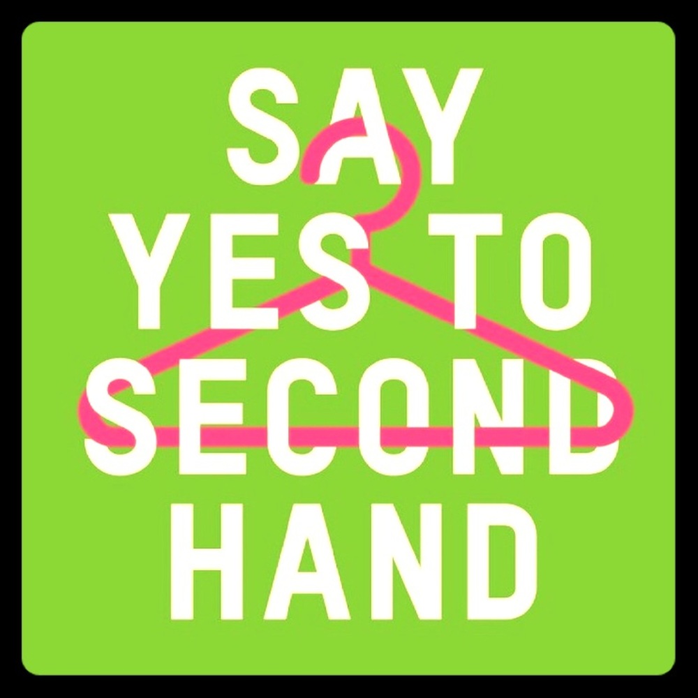 Go green!  Buy second hand! 🌍🌴🙌